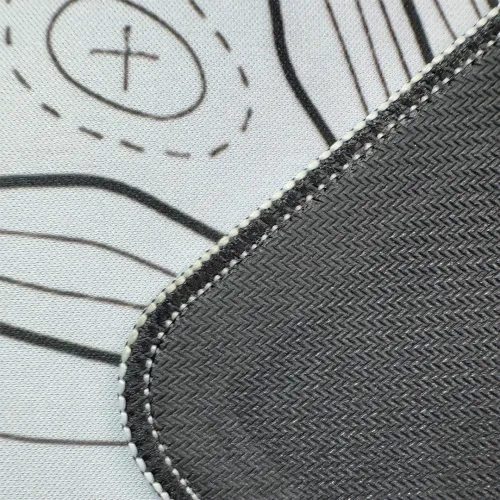 Blisspads BP06 Topography White Gaming Mouse Pad