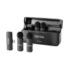 BOYA BY-V4U 2.4GHz 4-Channel Mini Wireless Microphone System
