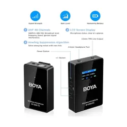 Boya BY-EM5-K1 UHF Wireless Microphone System