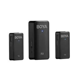 Boya BY-Wmic5-M2 Ultracompact 2.4GHz Dual-Channel Wireless Microphone System