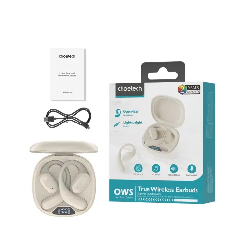 Choetech BH-T25 TWS Wireless Earbuds With LED Display