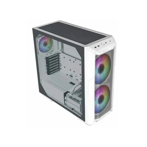 Cooler Master HAF 500 Mid Tower RGB Gaming Case White