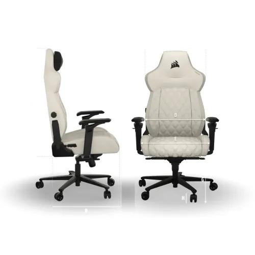Corsair TC500 LUXE Gaming Chair Frost