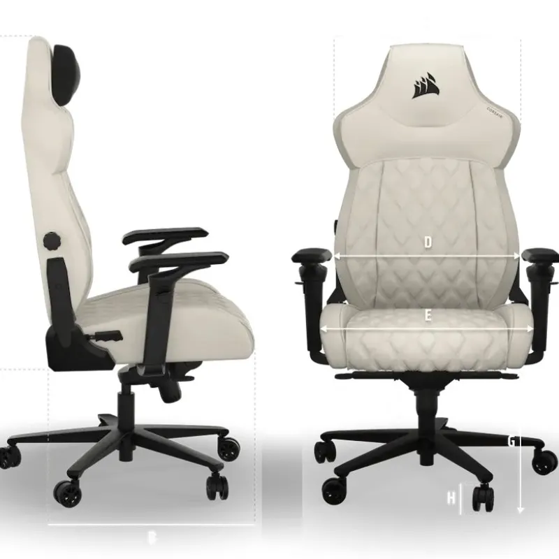 Corsair TC500 LUXE Gaming Chair Frost