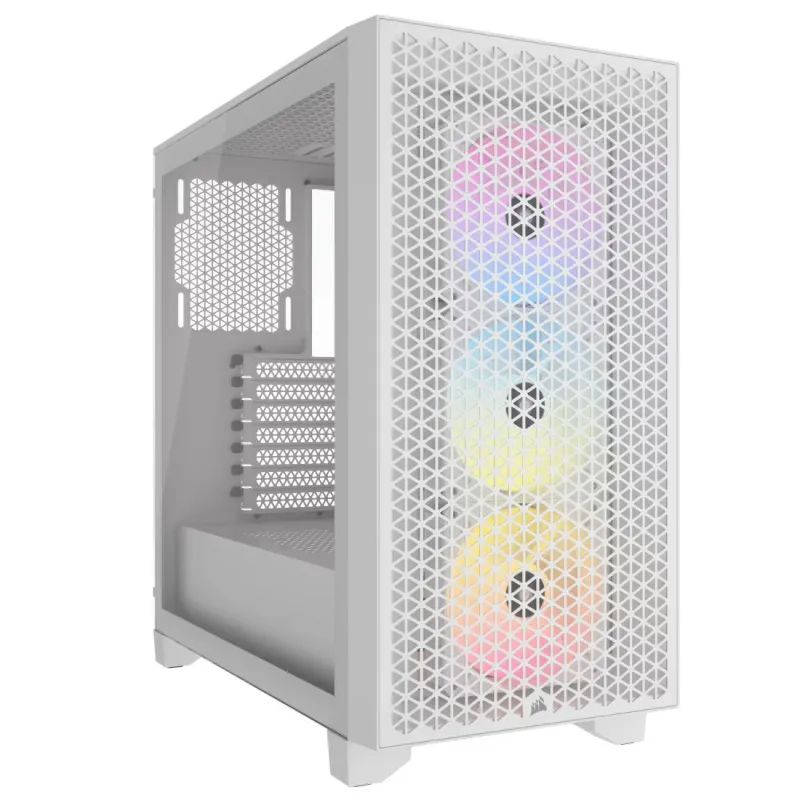 Corsair 3000D RGB AIRFLOW Mid-Tower ATX Casing White