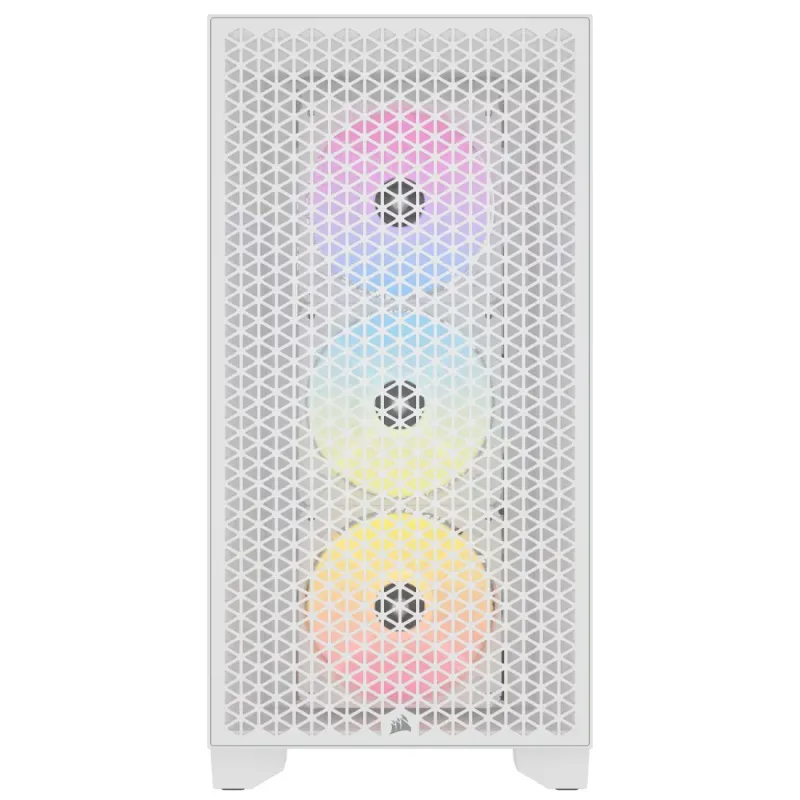 Corsair 3000D RGB AIRFLOW Mid-Tower ATX Casing White