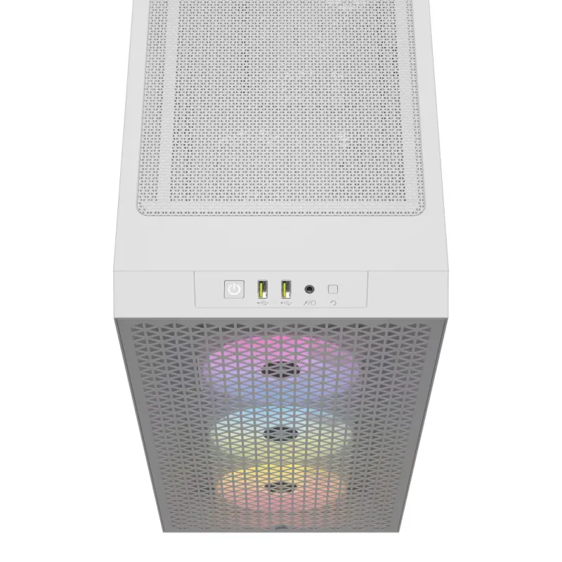 Corsair 3000D RGB AIRFLOW Mid-Tower ATX Casing White