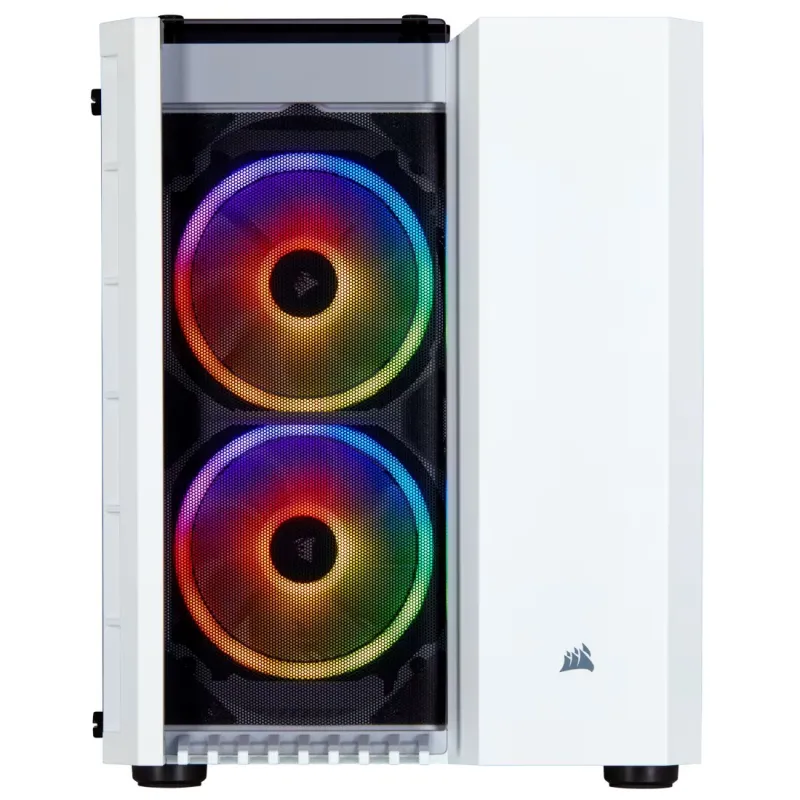 Corsair Crystal Series 280X RGB Tempered Glass Micro ATX Casing White
