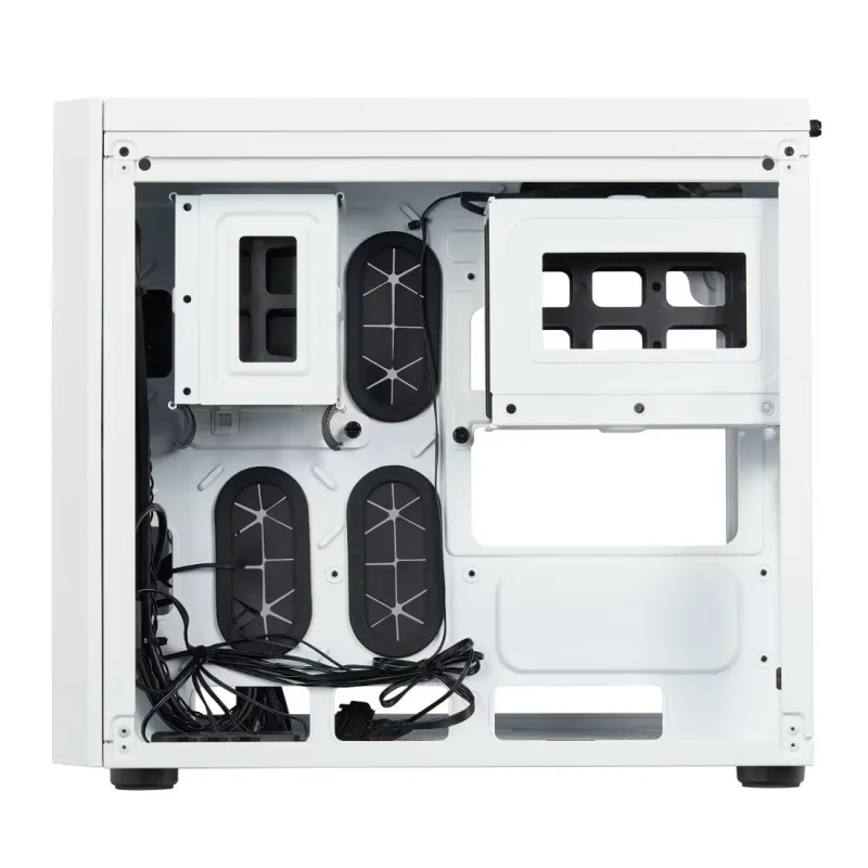 Corsair Crystal Series 280X RGB Tempered Glass Micro ATX Casing White