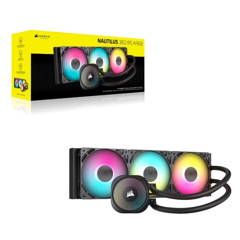 Corsair NAUTILUS 360 RS ARGB 360mm Liquid CPU Cooler