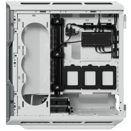 Corsair iCUE 5000T RGB Tempered Glass Mid-Tower ATX Casing White