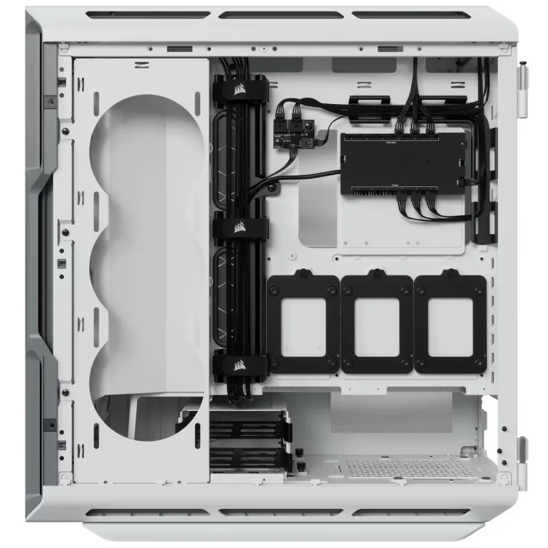 Corsair iCUE 5000T RGB Tempered Glass Mid-Tower ATX Casing White