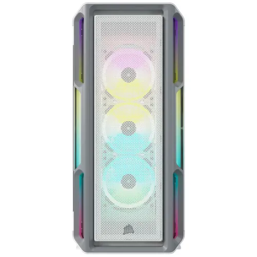 Corsair iCUE 5000T RGB Tempered Glass Mid-Tower ATX Casing White