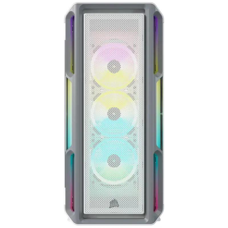 Corsair iCUE 5000T RGB Tempered Glass Mid-Tower ATX Casing White