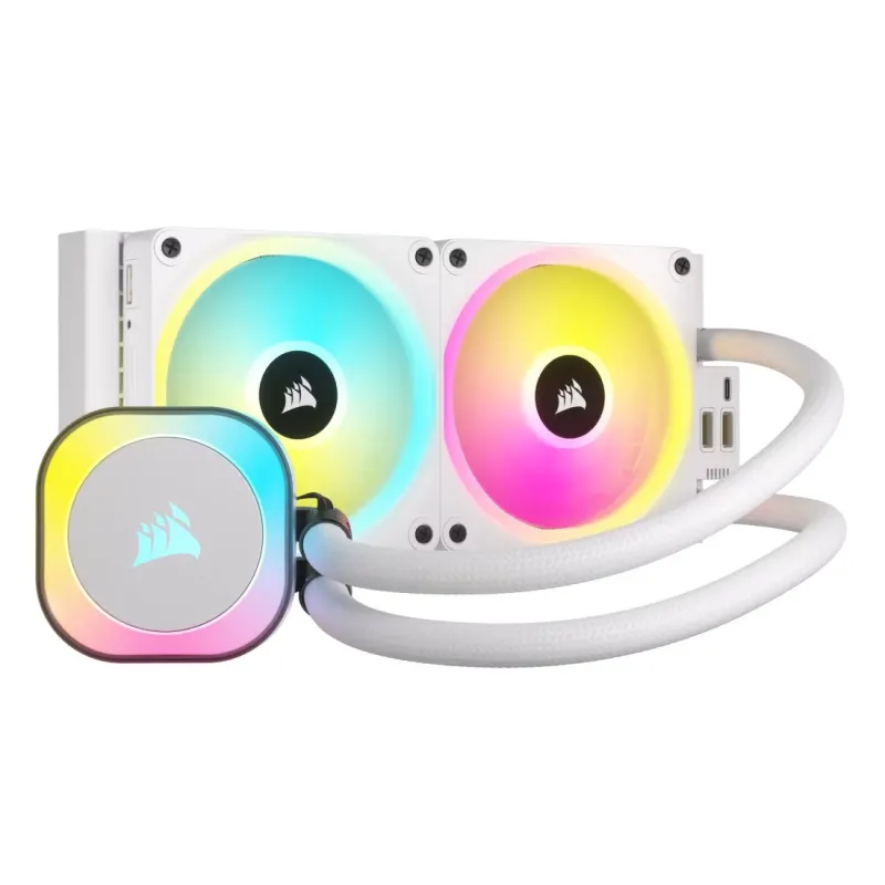 Corsair iCUE LINK H100i RGB 240mm ALL-IN-ONE Liquid CPU Cooler White