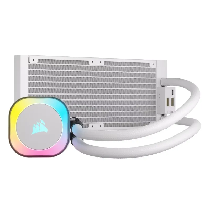 Corsair iCUE LINK H100i RGB 240mm ALL-IN-ONE Liquid CPU Cooler White