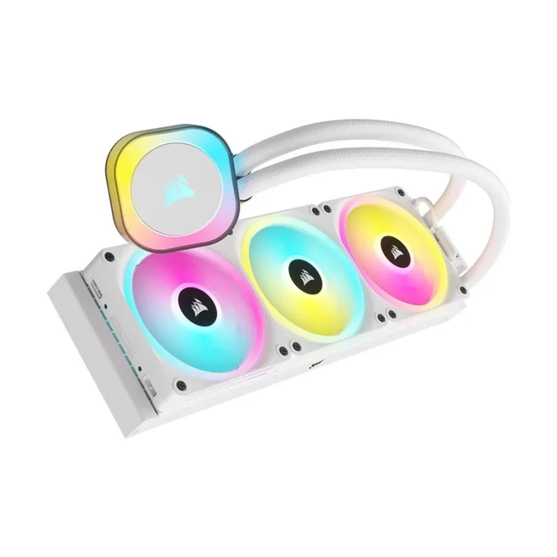Corsair iCUE LINK H150i 360MM RGB AIO Liquid CPU Cooler White