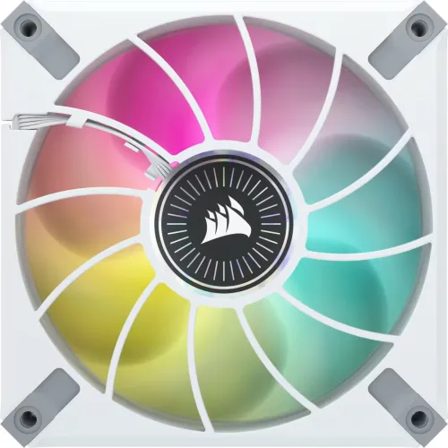 Corsair iCUE ML120 RGB ELITE Premium 120mm PWM Magnetic Levitation Fan White Single Pack