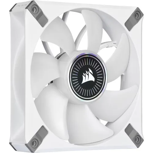 Corsair iCUE ML120 RGB ELITE Premium 120mm PWM Magnetic Levitation Fan White Single Pack