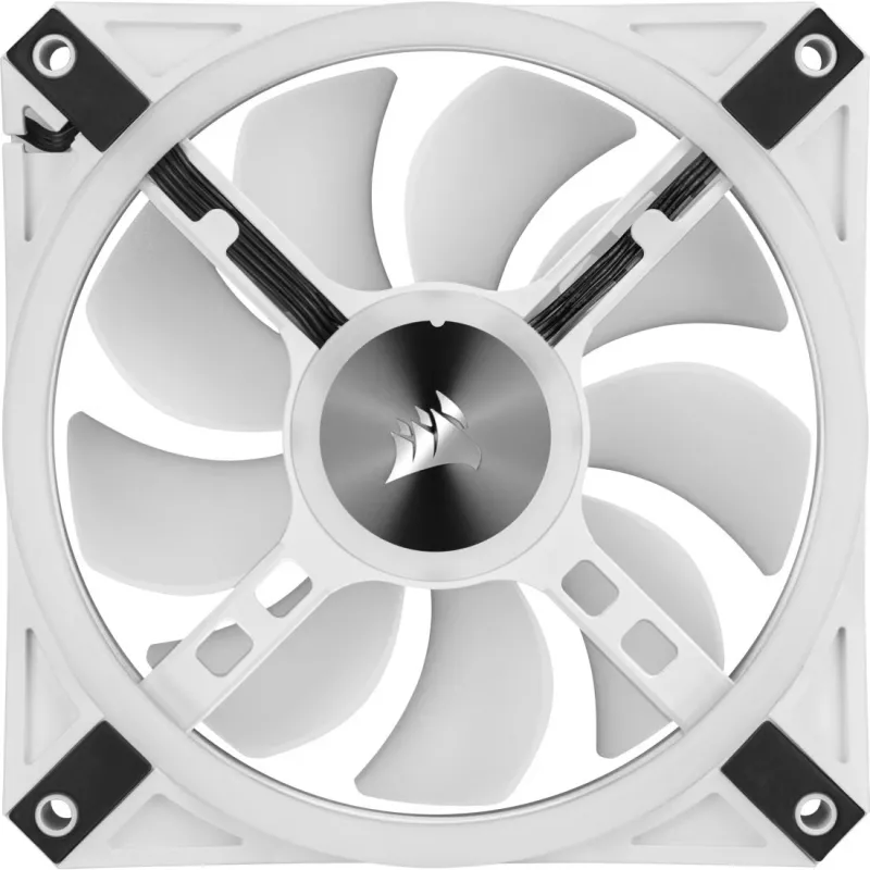 Corsair iCUE QL120 RGB 120mm PWM White Single Case Fan