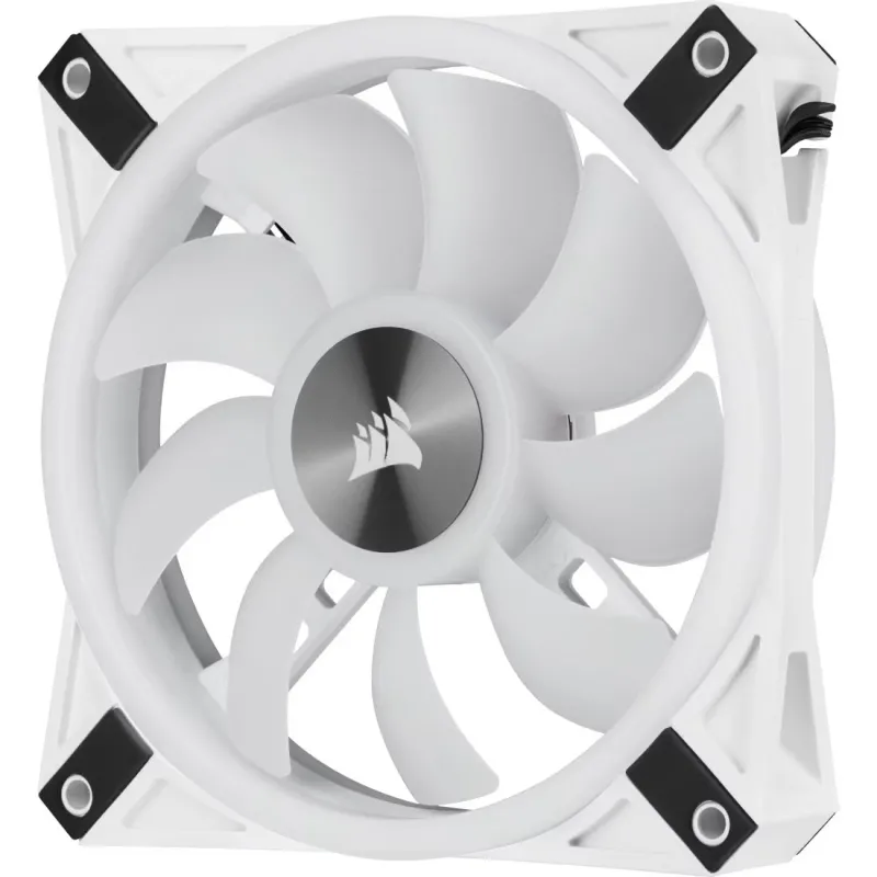 Corsair iCUE QL120 RGB 120mm PWM White Single Case Fan