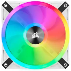 Corsair iCUE QL120 RGB 120mm PWM White Single Case Fan