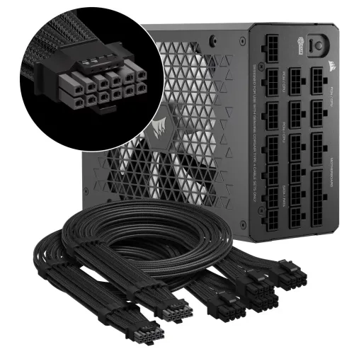 Corsair HX1500i Fully Modular Ultra-Low Noise Platinum ATX 1500 Watt PC Power Supply (UK)