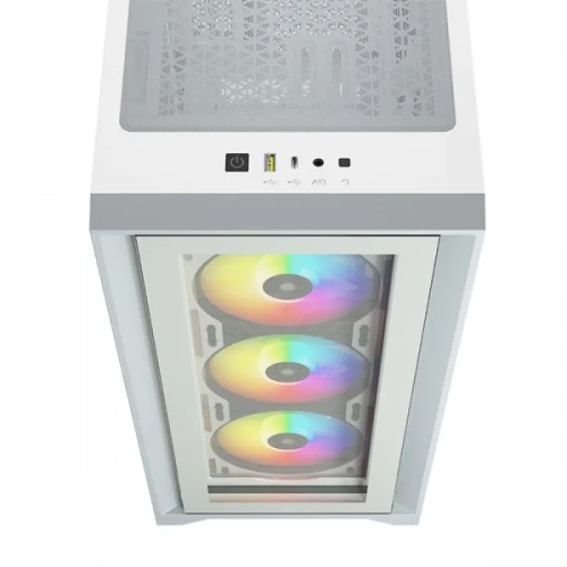 Corsair iCUE 4000X RGB Tempered Glass Mid-Tower ATX Casing