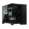Corsair iCUE LINK 2500X RGB Micro ATX Dual Chamber PC Case Black