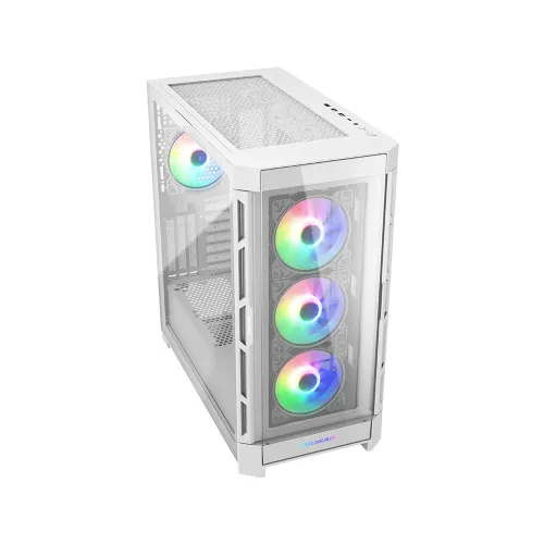Cougar DUOFACE PRO RGB Mid Tower E-ATX Gaming Casing White