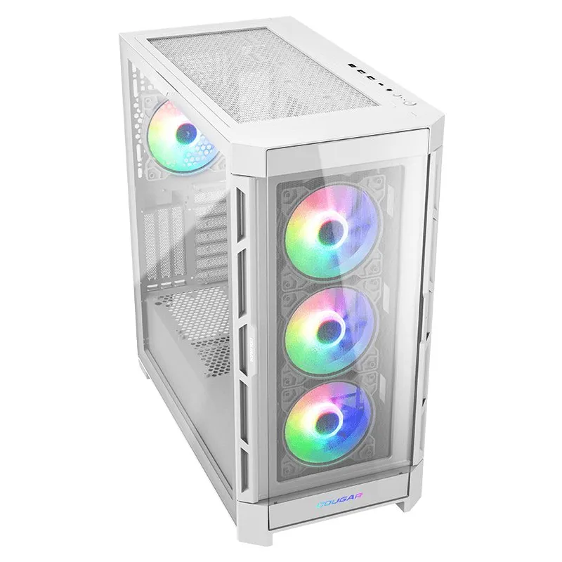 Cougar DUOFACE PRO RGB Mid Tower E-ATX Gaming Casing White