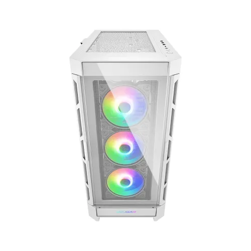 Cougar DUOFACE PRO RGB Mid Tower E-ATX Gaming Casing White