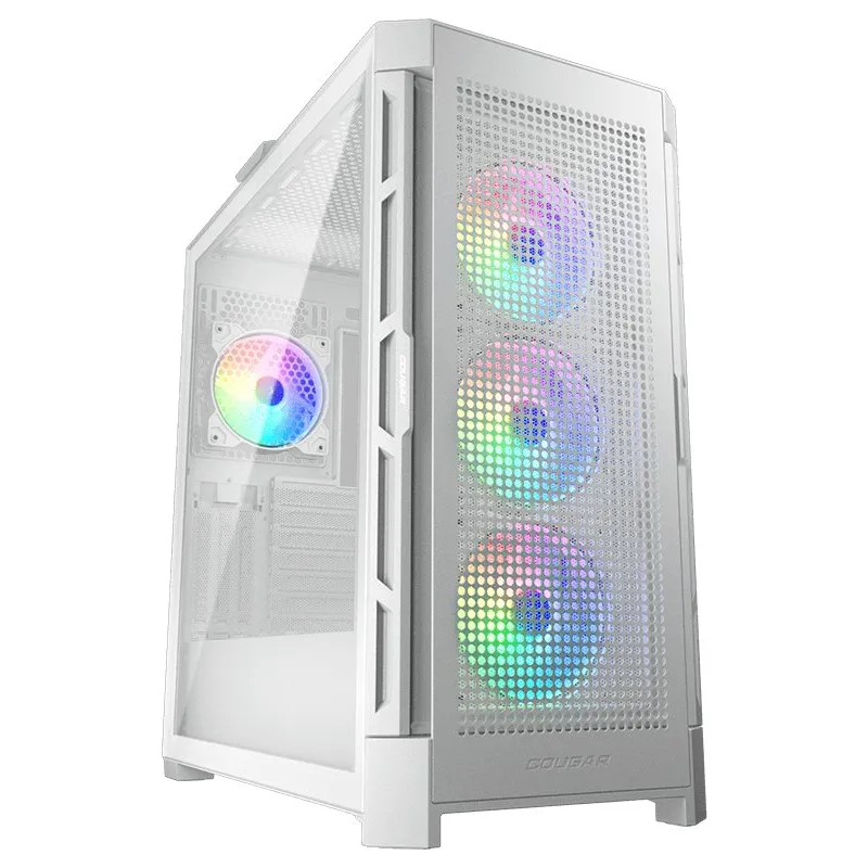 Cougar DUOFACE PRO RGB Mid Tower E-ATX Gaming Casing White