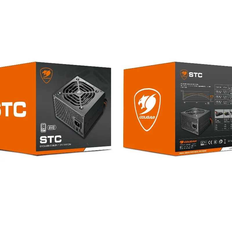 Cougar STC550 550W 80+ White Non-Modular Power Supply