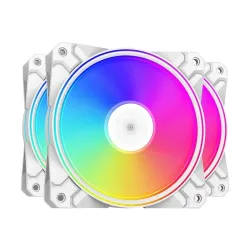 DeepCool CF120 PLUS WH ARGB Case Fan (3 Pack)