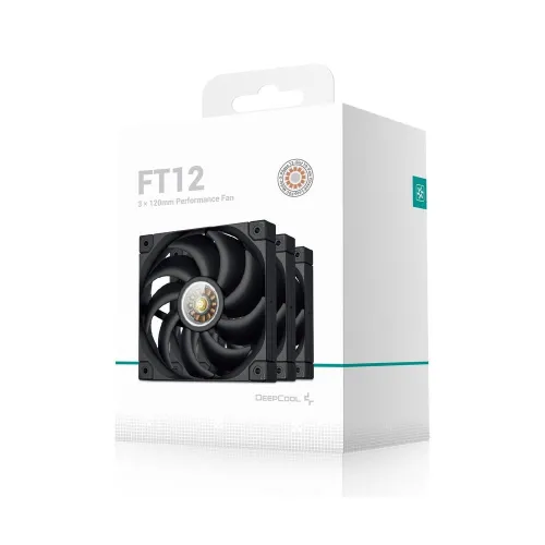 DeepCool FT12 Black 3 IN 1 120mm Case Fan