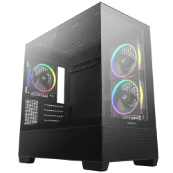Deepcool CG380 3F Micro ATX Mid Tower Black Casing