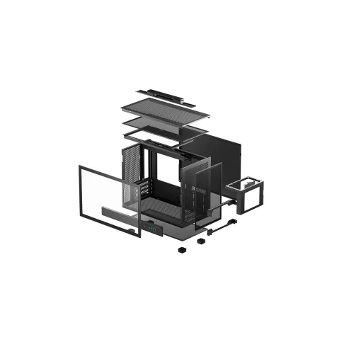 DeepCool CH160 Plus Portable High Airflow M-ATX Case