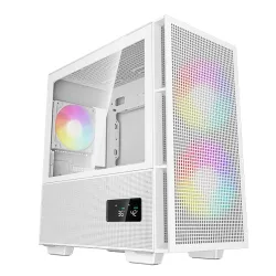 Deepcool CH360 Digital WH mATX Mid-Tower Gaming Casing with Digital Display