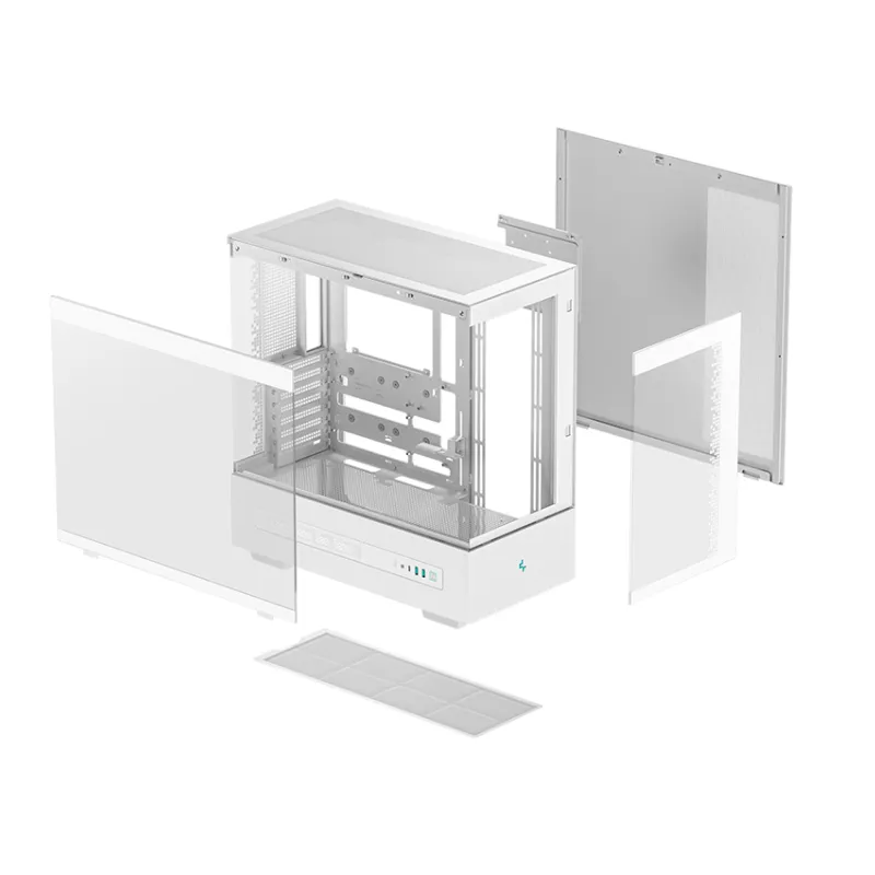 Deepcool CH690 DIGITAL WH Mid-Tower ATX Gaming Casing