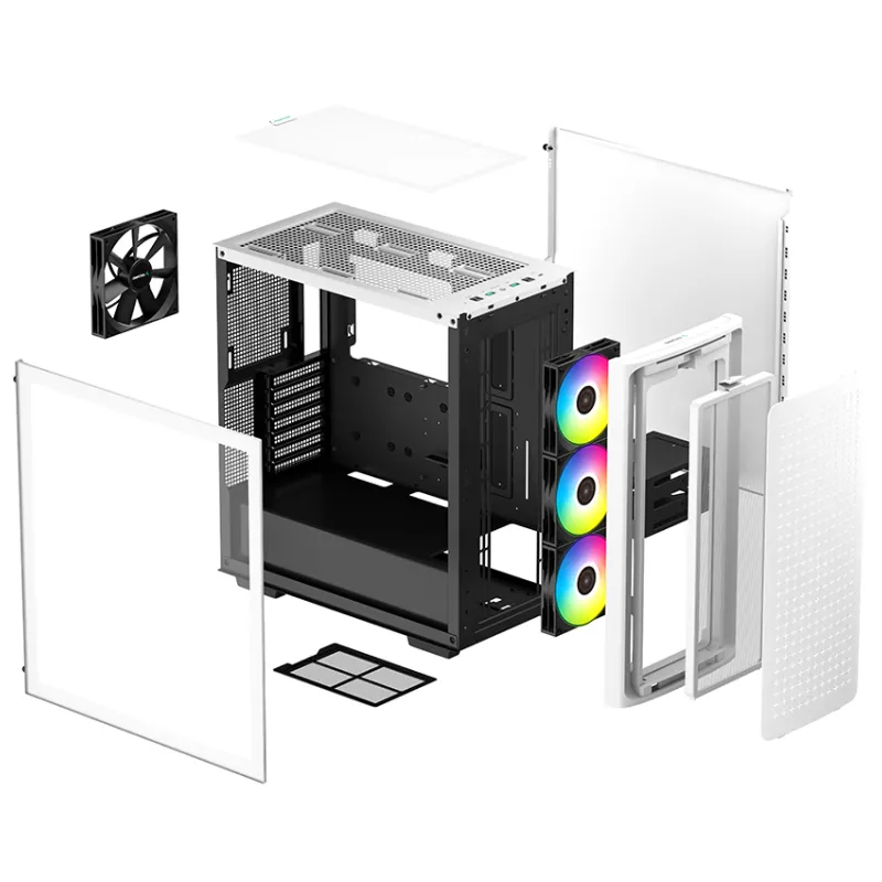 DeepCool CK560 WH E-ATX Mid-Tower Casing