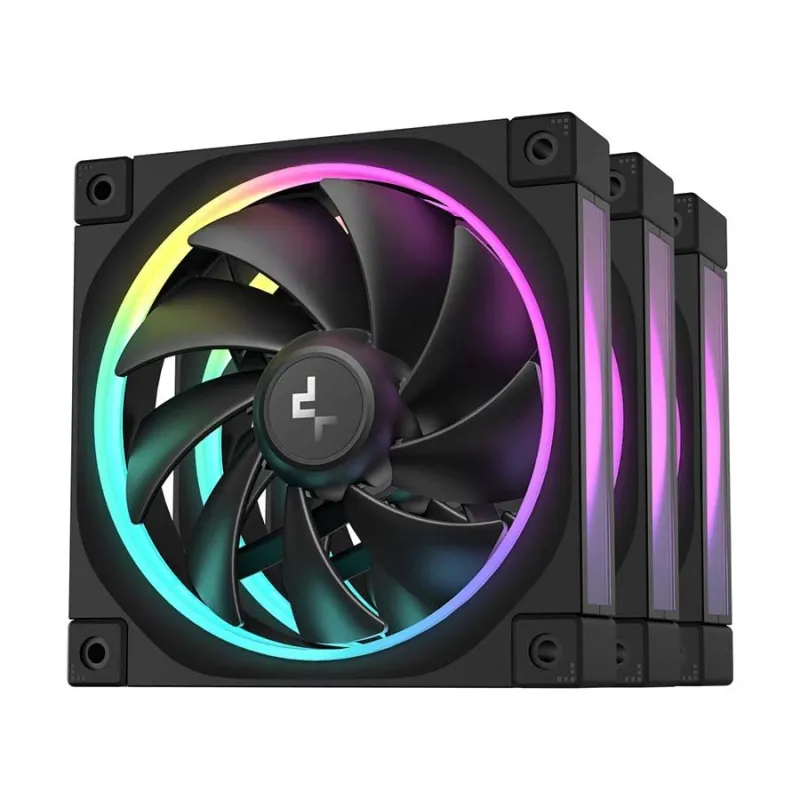 Deepcool FL12 3 IN 1 ARGB (3xFAN) Black Casing Cooling Fan