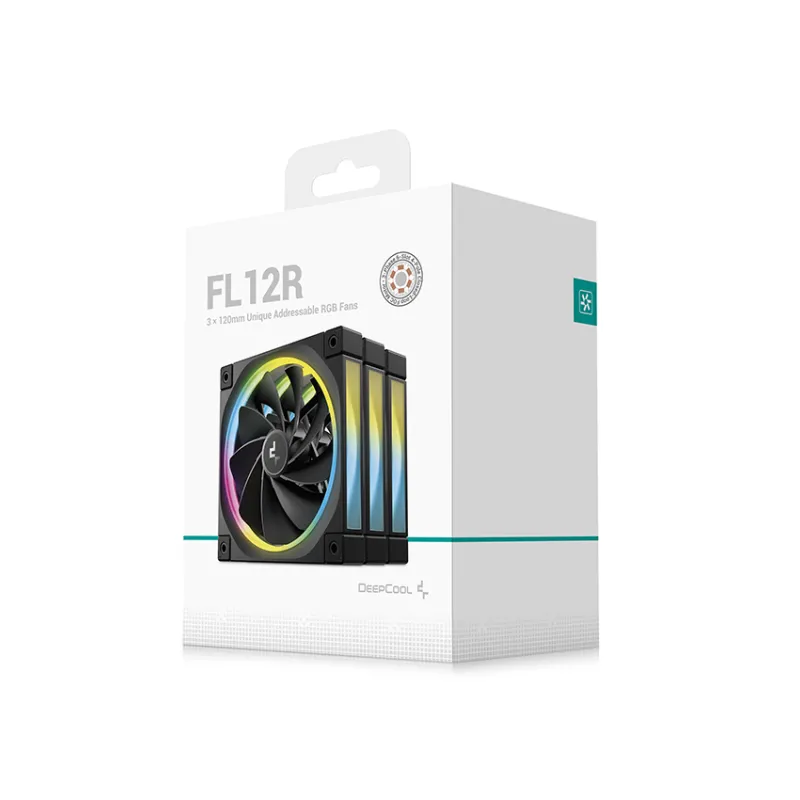 Deepcool FL12R 3 IN 1 ARGB (3xFAN) Black Casing Cooling Fan