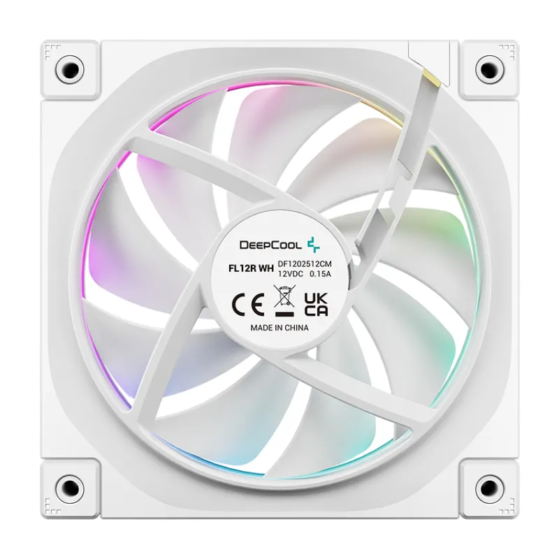 Deepcool FL12R WH 3 IN 1 ARGB (3xFAN) White Casing Cooling Fan