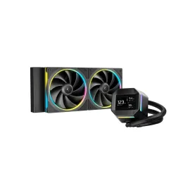 DeepCool LM240 BK 240mm ARGB Liquid CPU Cooler With Display