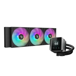 DeepCool MYSTIQUE 360 ARGB 360mm Liquid CPU Cooler with LCD Screen