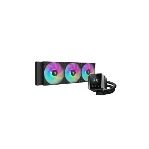 DeepCool MYSTIQUE 360 ARGB 360mm Liquid CPU Cooler with LCD Screen
