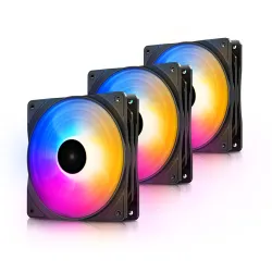 Deepcool RF120 FS 120mm LED Case Fan 3-in-1 Pack