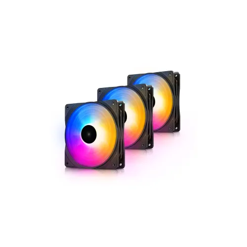 Deepcool RF120 FS 120mm LED Case Fan 3-in-1 Pack