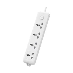 Deli CT703 2 Pin 4 Port 3 Meter Power Strip